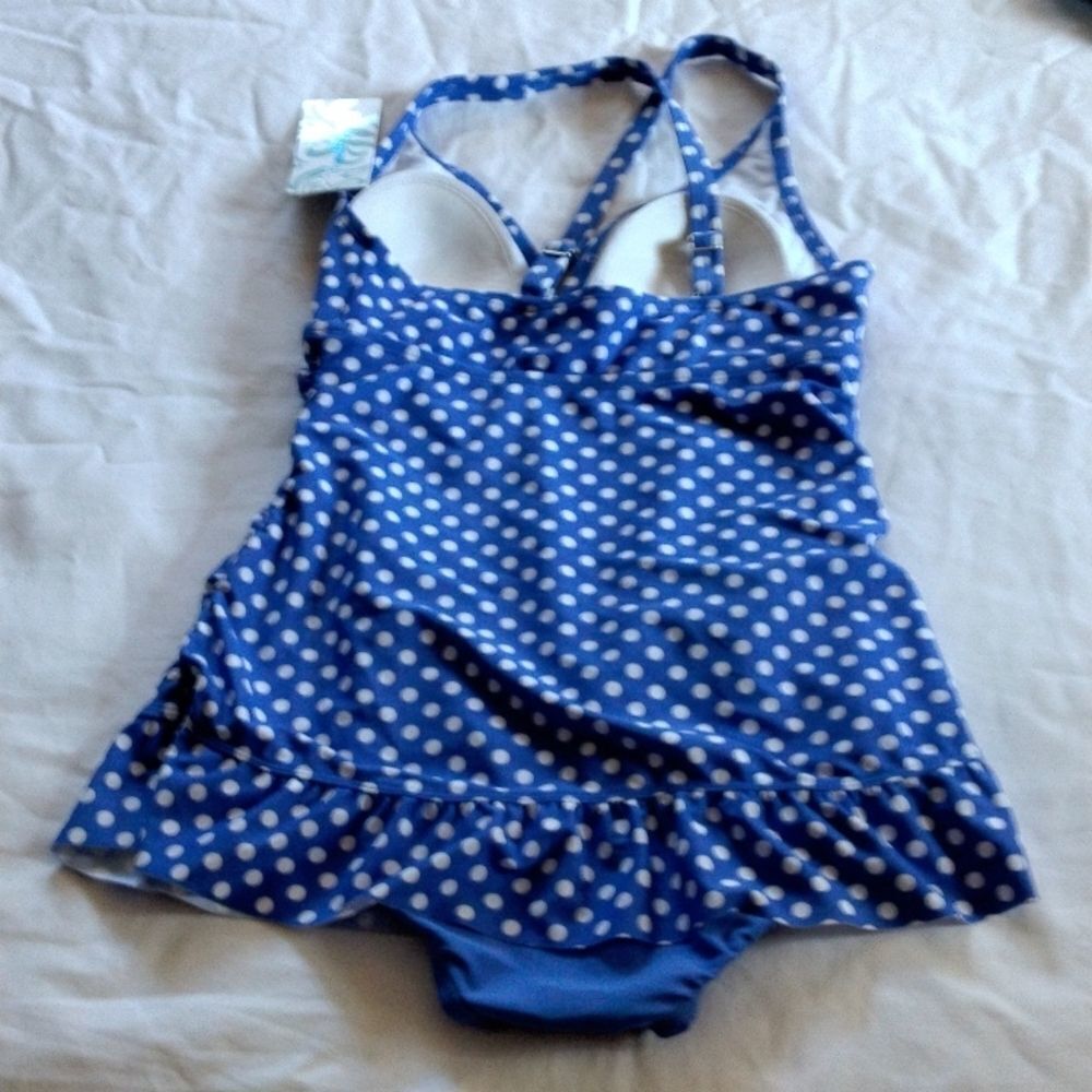 Beach Diva one piece swim suit size 8 - Picture 2 of 10